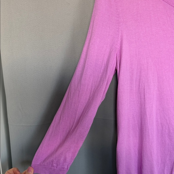 Talbots Womens Lavender Classic Business Laid-back Spring Trendy Layering Piece - Picture 3 of 7